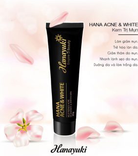 Kem trị mụn Hana Acne & White Hanayuki chính hãng