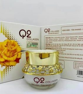 Kem Q2 Collagen Sublimation beauty trị nám tàn nhang đồi mồi chính hãng