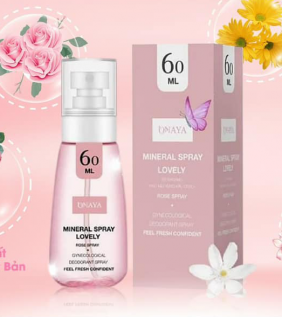 Xịt khoáng khử mùi vùng kính Minaral Spray Lovely ONAYA Chính hãng - 8938540224032