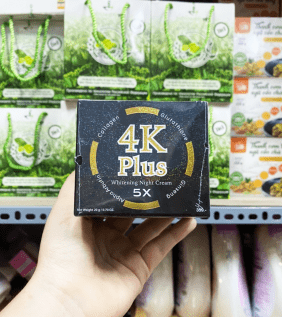 Kem dưỡng trắng da ban đêm 4K Plus 5x màu đen chính hãng - 8858955005357