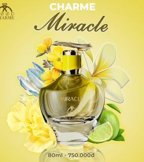 Nước hoa nữ Good Charme Miracle 80ml Chính Hãng Tặng Kèm Quà - 8936194691934