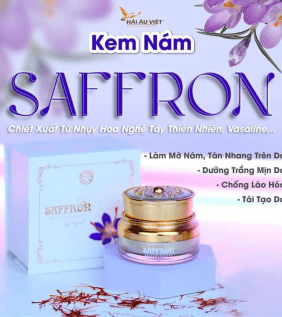 Kem Face trị nám dưỡng trắng da saffron Napoli Hải Âu Việt Chính Hãng - 8936106220160