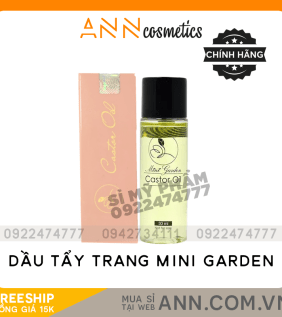 Dầu tẩy trang Castor Oil Mini Garden 30ml Chính Hãng - 8938542667448