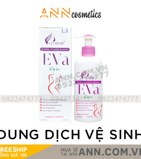 Dung Dịch Vệ Sinh Phụ Nữ Charme Eva Care 200ml - 3760035680246