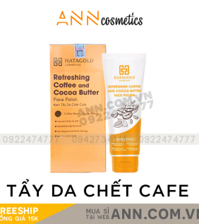 Kem Tẩy Da Chết Cafe Bơ Cacao Hatagold Cosmetics - 8936214120062