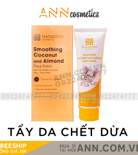 Kem Tẩy Da Chết Dừa Hạnh Nhân Hatagold Cosmetics - 8936214120079