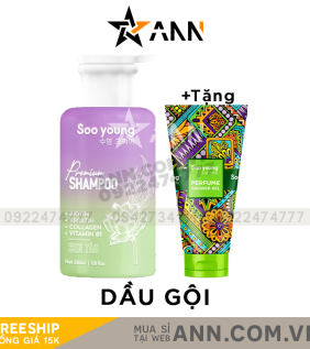 Dầu Gội Sen Tảo Soo Young 350ml - 8938532152237