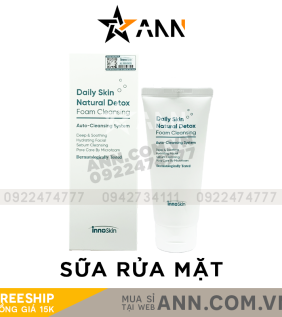 Sữa Rửa Mặt Daily Skin Natural Detox InnoSkin Foam Cleansing - 8809315252478