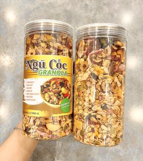 Ngũ Cốc Granola Trái Cây Loại Ngon 500g (Có yến mạch) - NCGTC