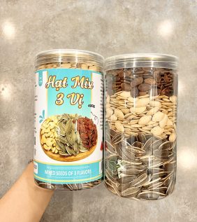 Hạt Mix 3 Vị (Hướng dương - Hạt dưa - Hạt bí) Thơm Ngon 400g - 8936208930790