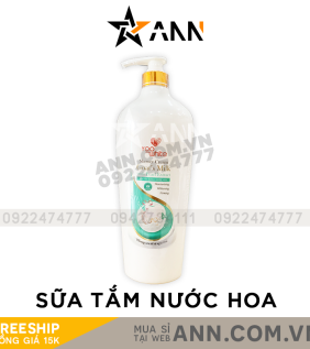 Sữa Tắm Nước Hoa Yoo White Hương Sữa Dê Và Ngọc Trai 1200ml - 8938550625065