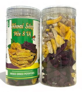 Khoai Sấy Mix 3 Vị Thơm Ngon 300g - 8936208930936