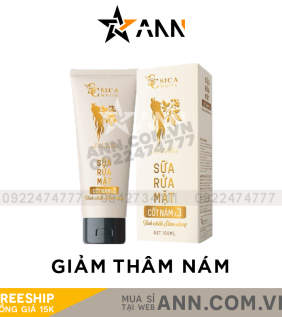 Sữa Rửa Mặt Sica White Cốt Nám X3 Tinh Chất Sen Vàng - 8938515360819