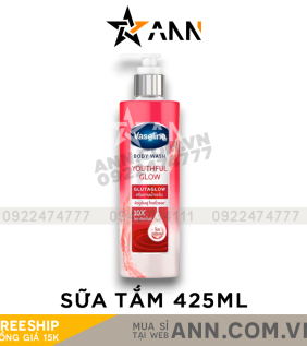 Sữa Tắm Màu Đỏ Vaseline Body Wash Youthful Glow 10X 425ml - 8851932459761