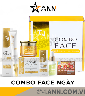 Combo Kem Face Ngày Collagen X3 TN Mỹ Phẩm Đông Anh - CBFACEX3TNNGAY