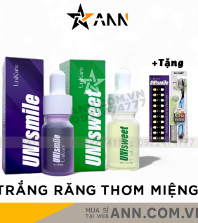 Combo Serum Trắng Răng Unismile+Serum Hôi Miệng Unisweet 10ml - CBUNIKARE01