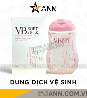 Dung Dịch Vệ Sinh Phụ Nữ Hanayuki VB Soft Silk Phiên Bản Mới 150g - DDHANAMOI