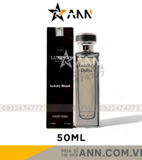 Nước Hoa Luxury Dubai Luxury Black Màu Đen Mùi Nam 50ml - LXRBLACK