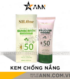 Kem Chống Nắng SH One Chiết Xuất Rau Má 60ml - KCNSHONE