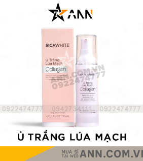 Kem Ủ Trắng Lúa Mạch Collagen Sica White - 8936226110334