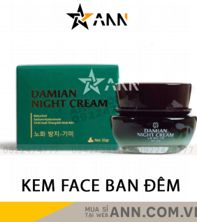 Kem Face Hỗ Trợ Dưỡng Da Ban Đêm Damian 33gr - 8938555293023