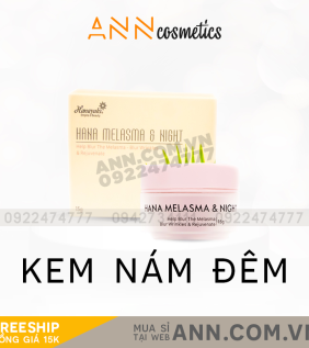 Kem Giảm Nám Ban Đêm Hana Melasma & Night Mini Hanayuki - 8936205370032