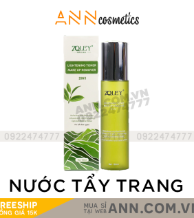 Nước Tẩy Trang Cấp Ẩm Trà Xanh 2IN1 Zoley - 8936095370235